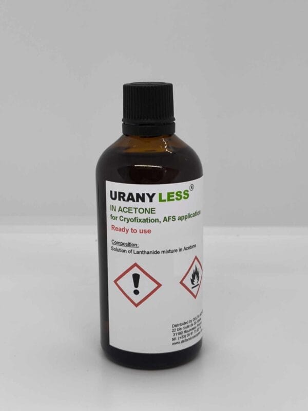 Uranyless acetone