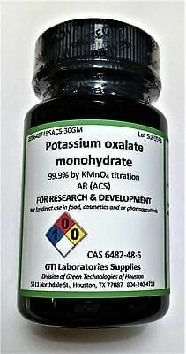 Potassium Oxalate, monohydrate Reagent, A.C.S.