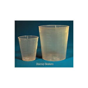 Beakers Staccup; Plastic, Disposable