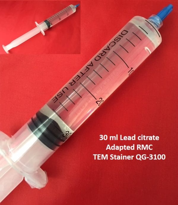 LEAD CITRATE syringe for TEM Stainer RMC QG3100 – Image 2