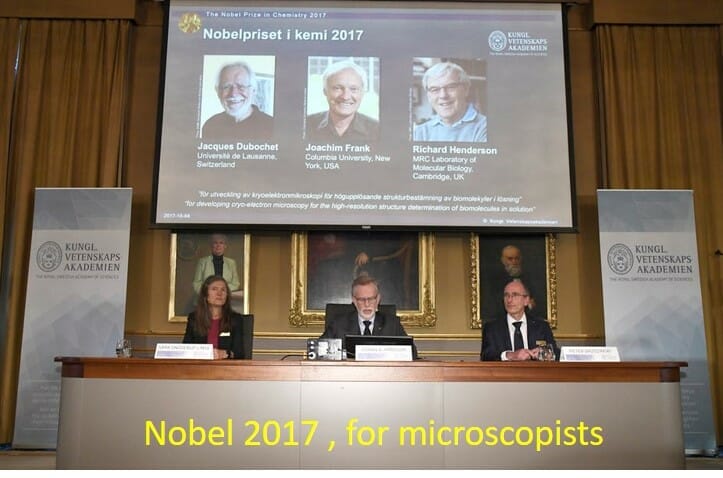 Scientist in Electron microscopy, Nobel Prize in Chemistry 2017.
