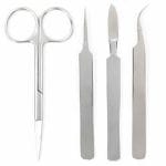 Kit dissection instruments , pocket kit, inox , norme CE