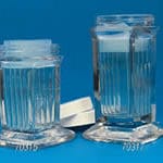 Glass Coplin Staining Jar, Screw Cap - small