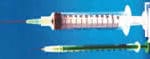 Syringes with Mounted Needles - Rubber Piston
