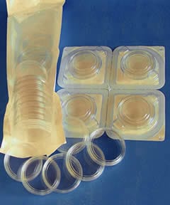 Cover Glass Bottom Sterile Culture Dish : Clear Dishes,Individual Blister Pack