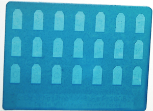 EM flat mold reusable, big cavity size flat silicone molds