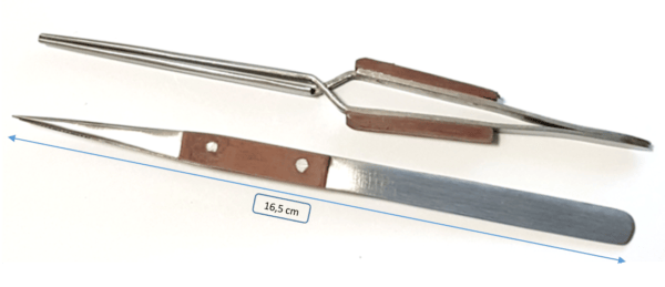 2 pinces négatives avec isolation en bois