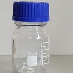 Flacon Col à Vis GL45 Gradué en verre 100 ml