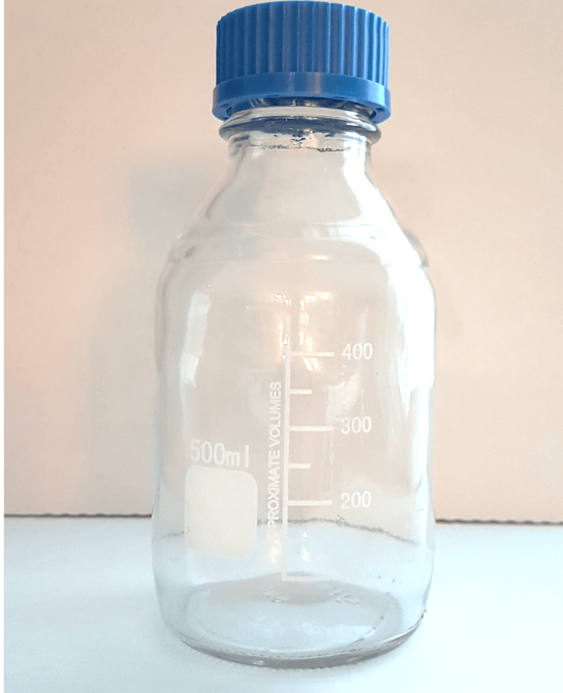 Kautex Flacons Carrés à Col Large En PEHD Capacité : 100 Ml ; Hauteur