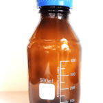 Flacon Col à Vis GL45 Gradué en verre 500 ml