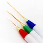 Lot de 3 Pinceaux Fins