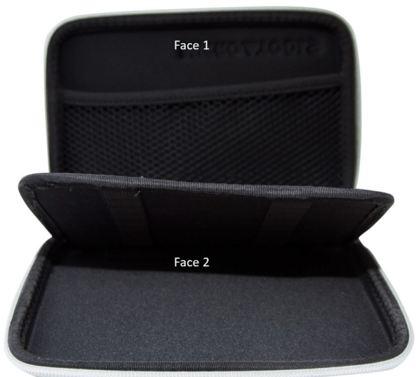 Trousse grise EVA Vide Pour Rangement D' Instruments.