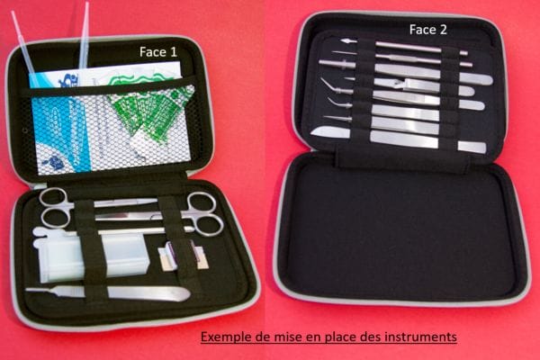 Trousse griseNoire EVA Vide Pour Rangement D' Instruments.