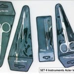 kit ciseaux acier inox