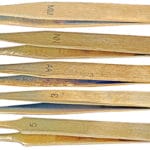 Value-Tec B5 set of 5 general purpose brass tweezers