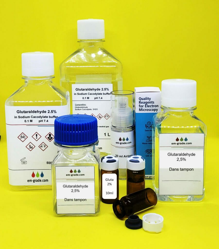 Glutaraldehyde 2.5 in 0.1M Sodium Cacodylate Buffer, pH 7.4 Delta