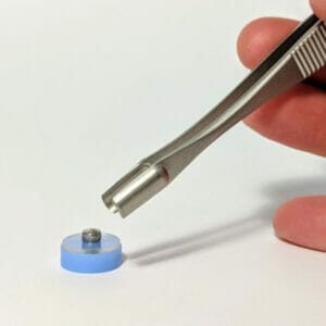 EM-Tec 553.AM pince de manipulation de boîte à grille cryo, 145 mm, acier inoxydable antimagnétique GridBox-Tweezers