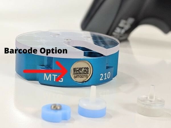 Option de code-barres Cryo-EM Puck MITEGEN