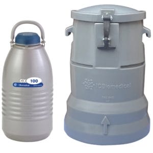 CX100 with Upright Shipping Case