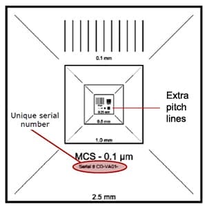 31-C32000 EM-Tec MCS-0 1CF certified calibration standard-small
